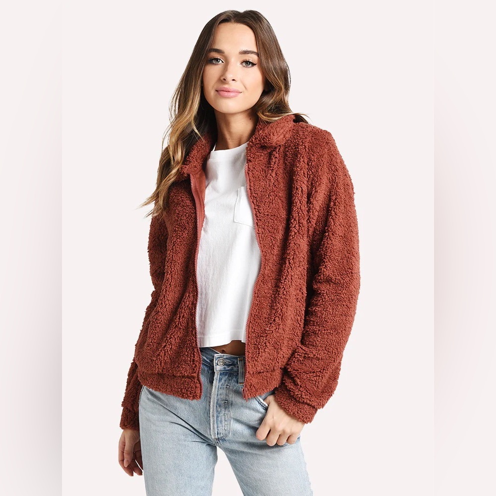 Z Supply • Sherpa Cropped Jacket size Medium